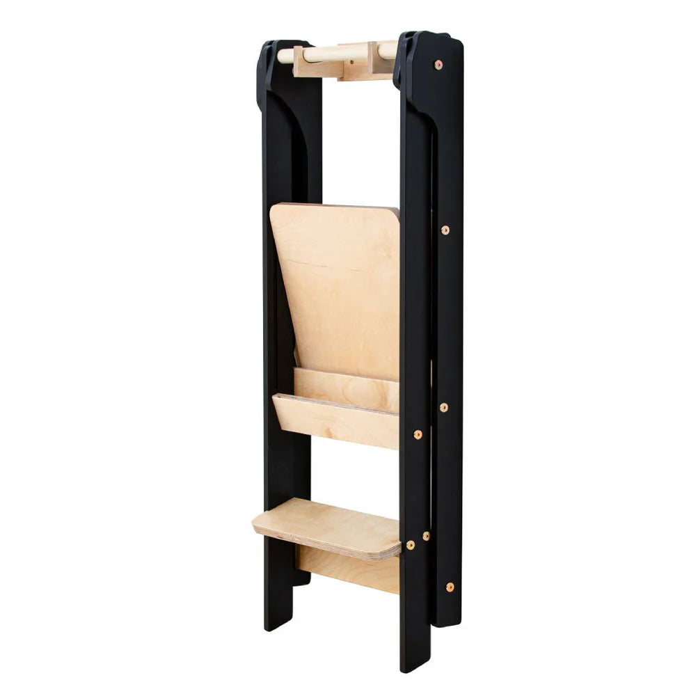 Folding Kitchen Tower, Black