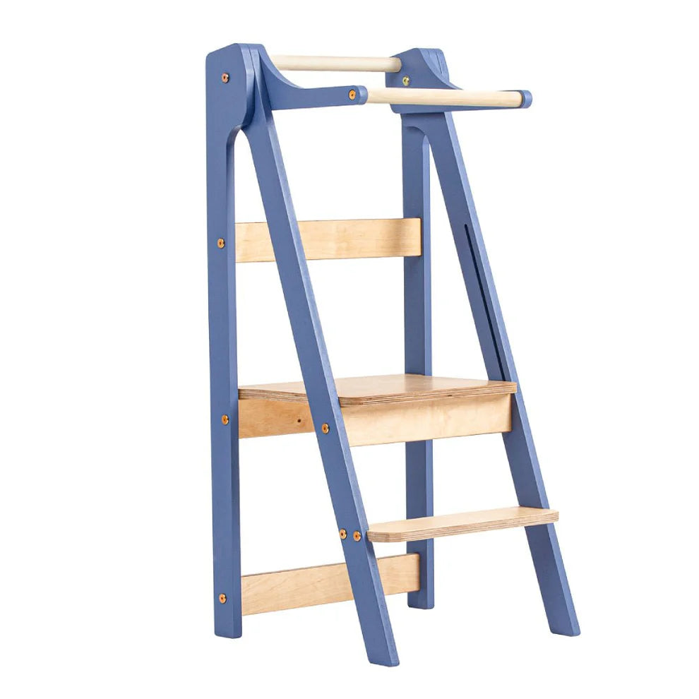 Folding Kitchen Tower, Blue