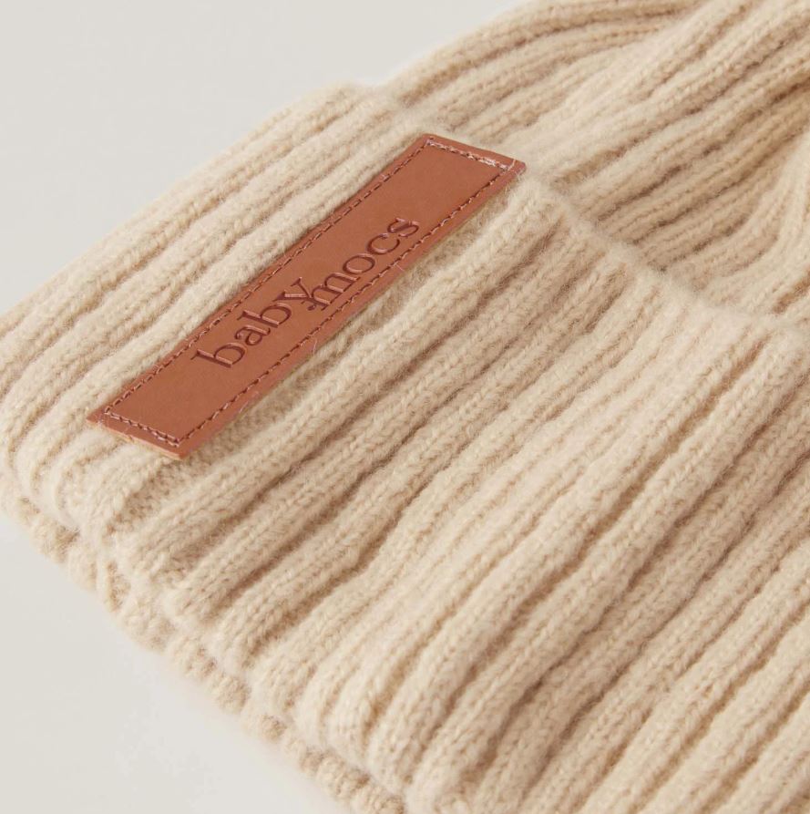 Mössa, Beige - BabyMocs