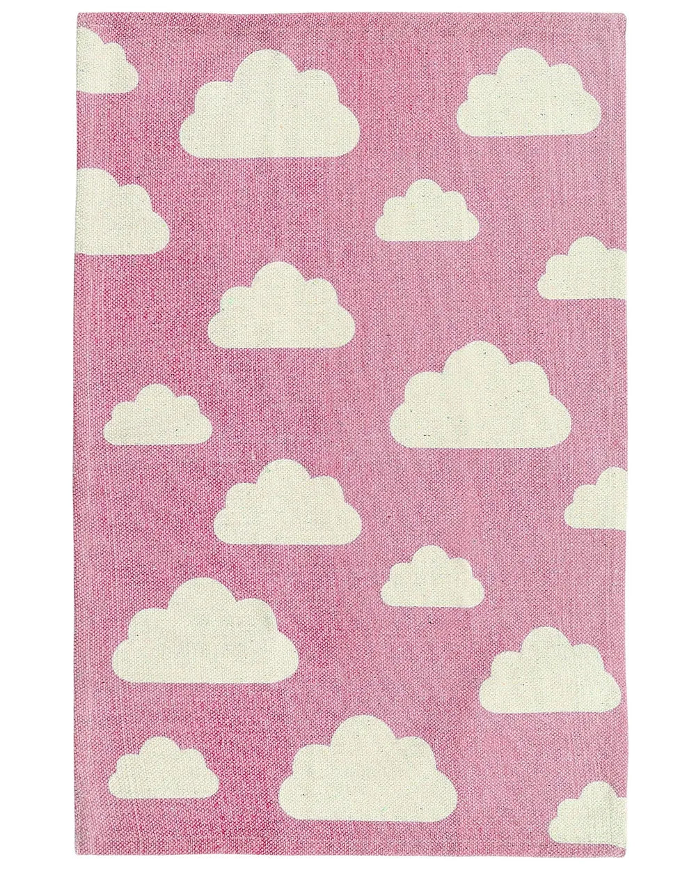 Barnmatta GWALIJAR Rosa 60 x 90 cm Bomull