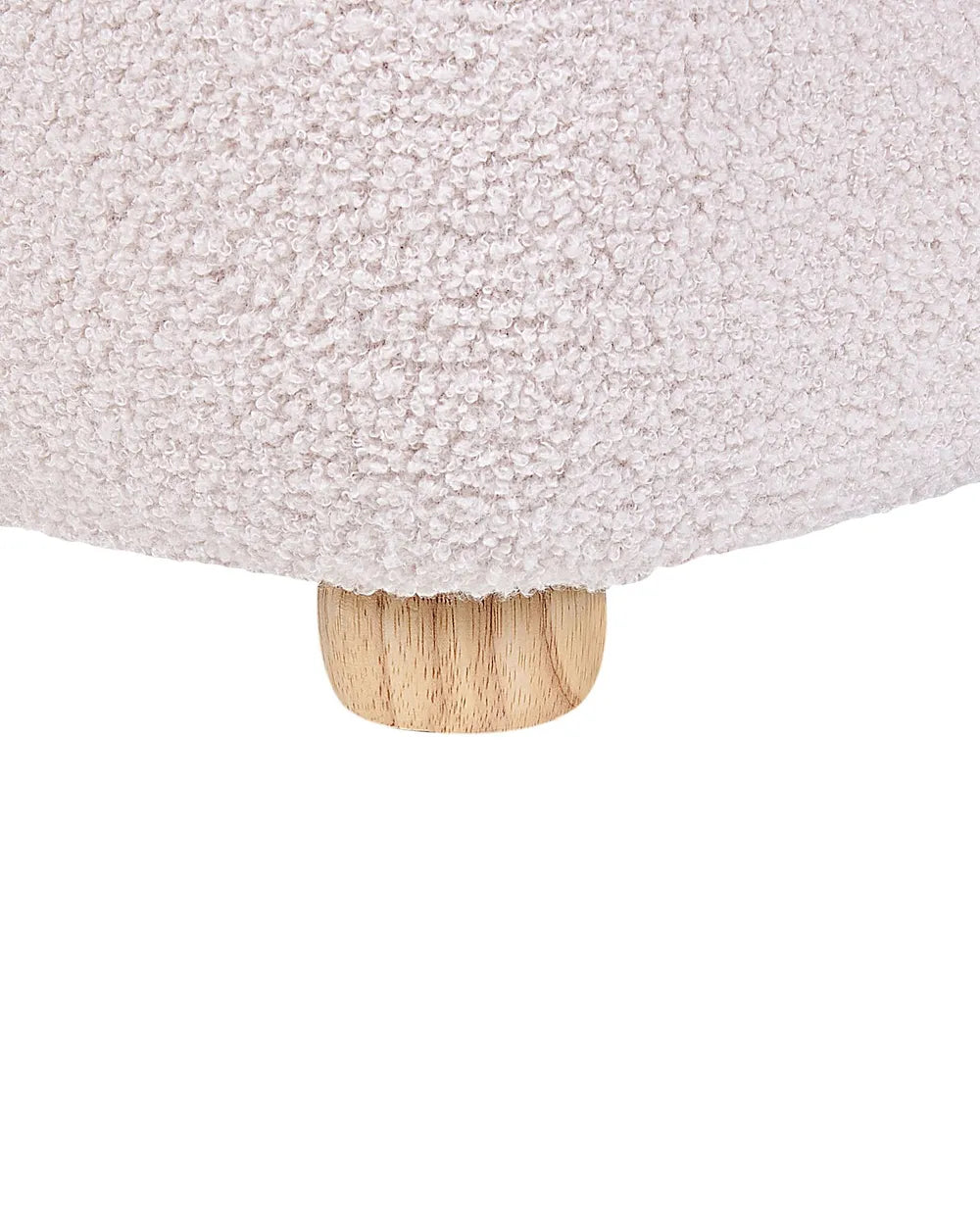 Barnfåtölj Enhörning LULEA Bouclé, Pastellrosa