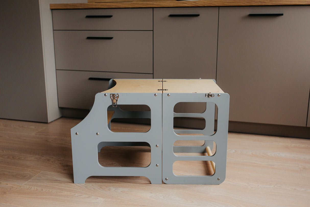 Foldable kitchen tower, Grey
