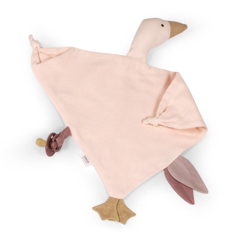 Snuttefilt Bliki Gås, Pale Pink