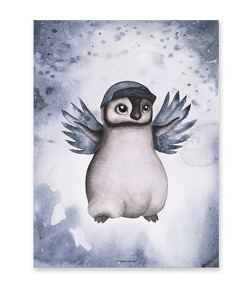 Poster "Pingvinen Penny"