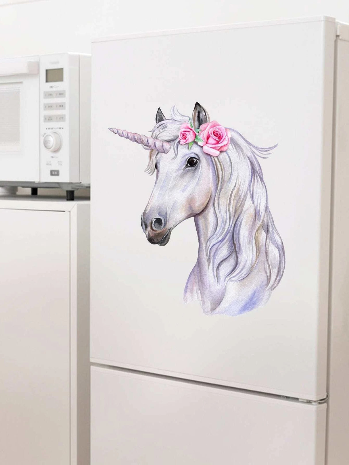 Väggdekal, Unicornhuvud