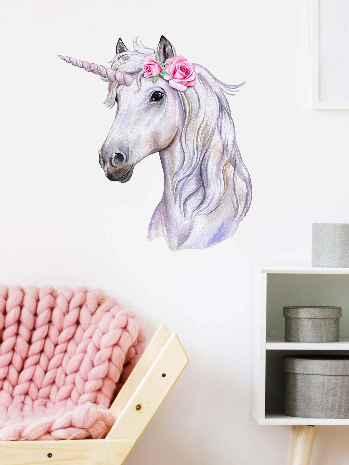 Väggdekal, Unicornhuvud