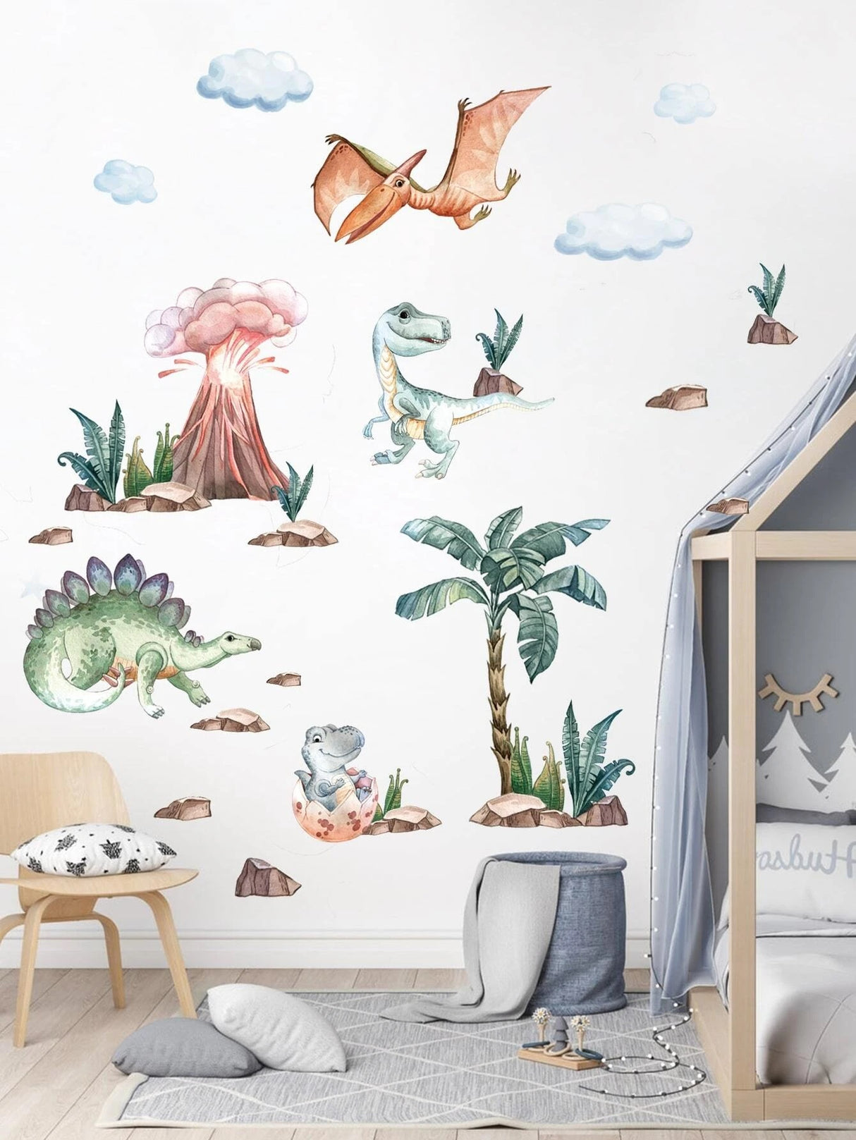 Väggdekal, Kids Dinosaurier