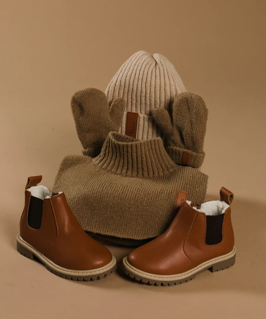 Little Explorer Boots, Cognac