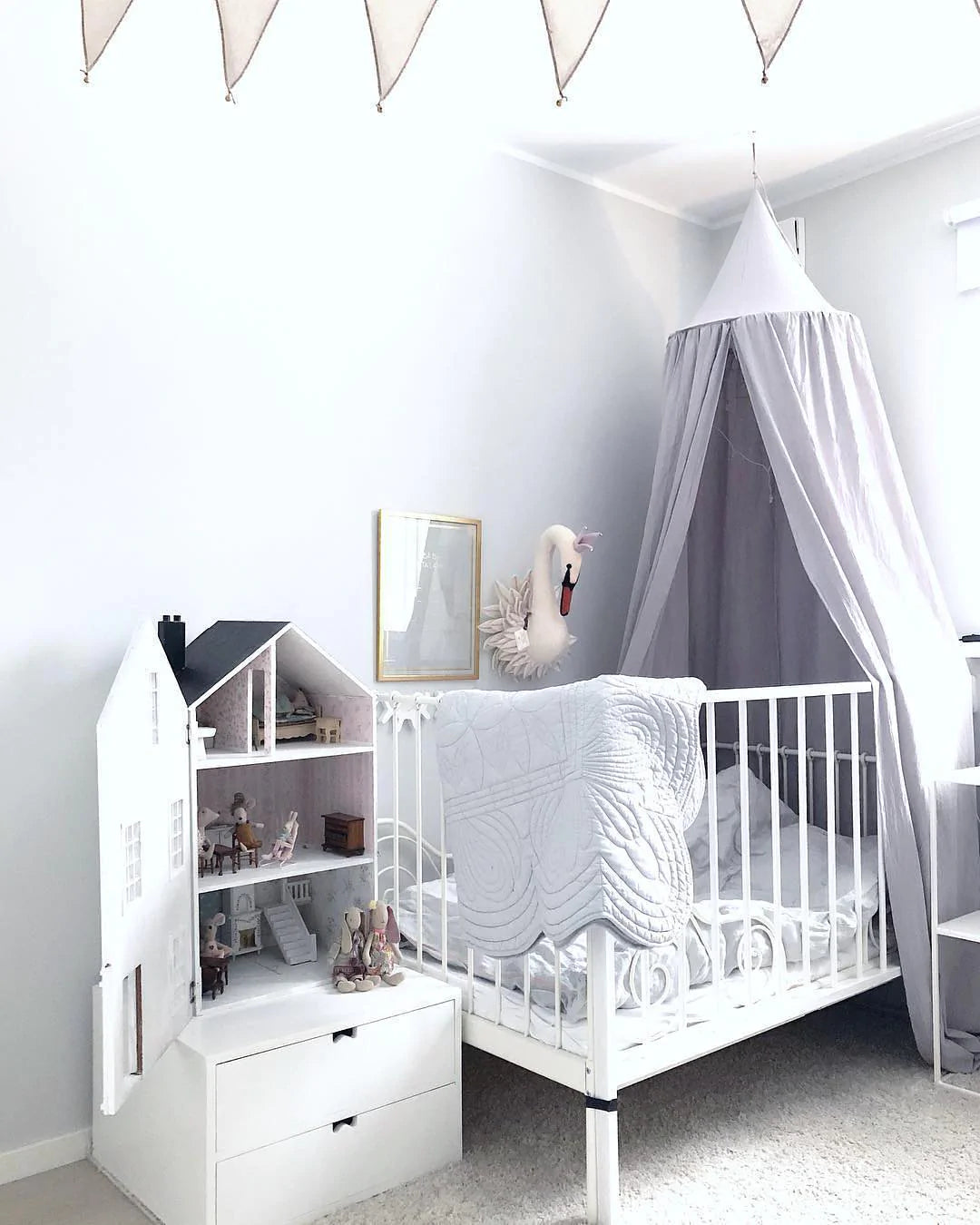Överkast och kuddfodral Baby, Dove