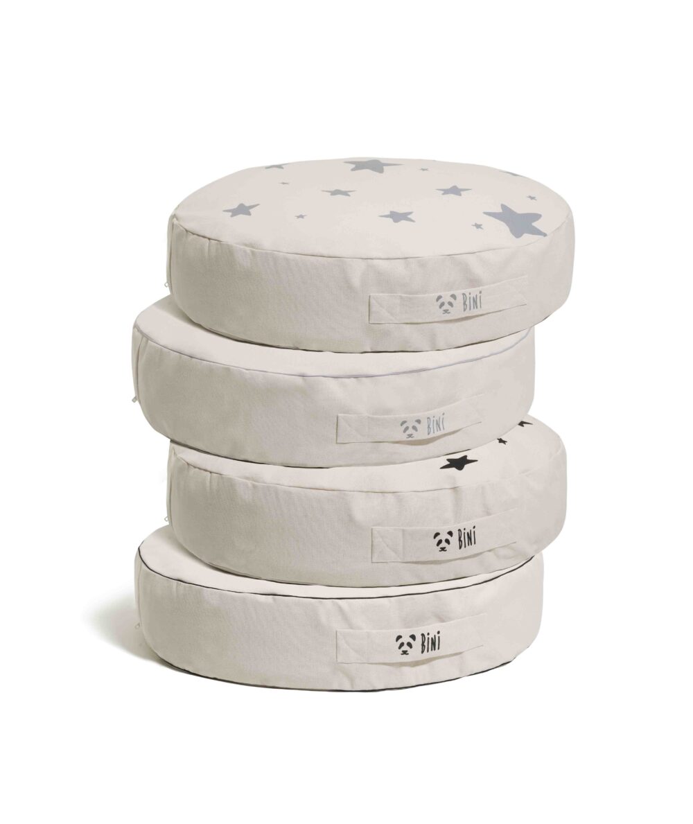 Sittpuff, svart