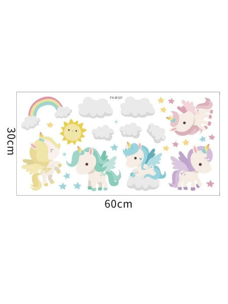 Väggdekal, Unicorn babies