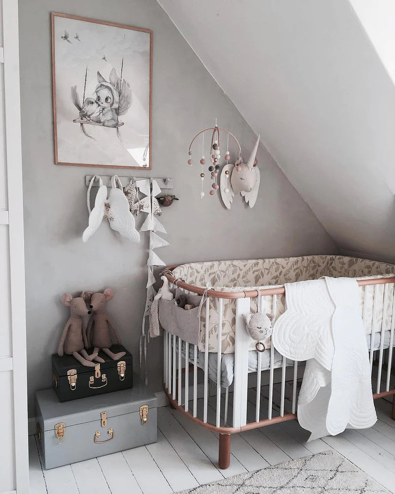 Överkast och kuddfodral Baby, Dove