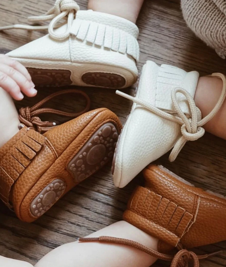 Little Camper Mocs, Brown - BabyMocs