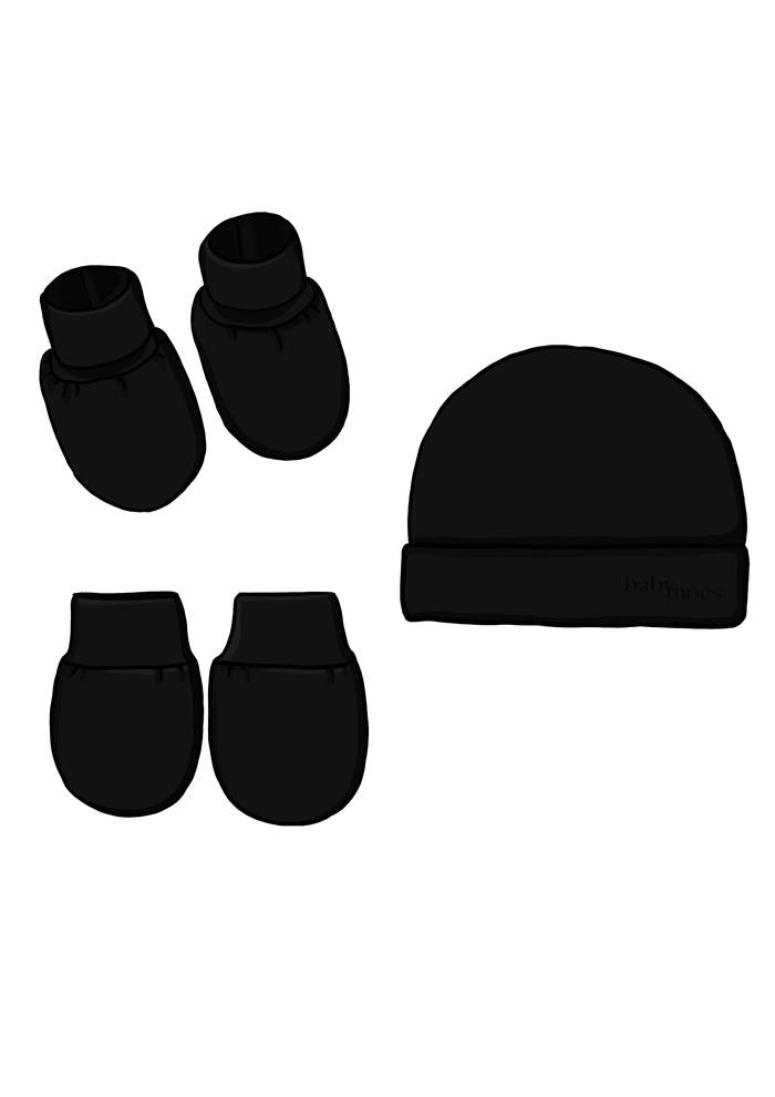 Newborn Set, Svart - BabyMocs