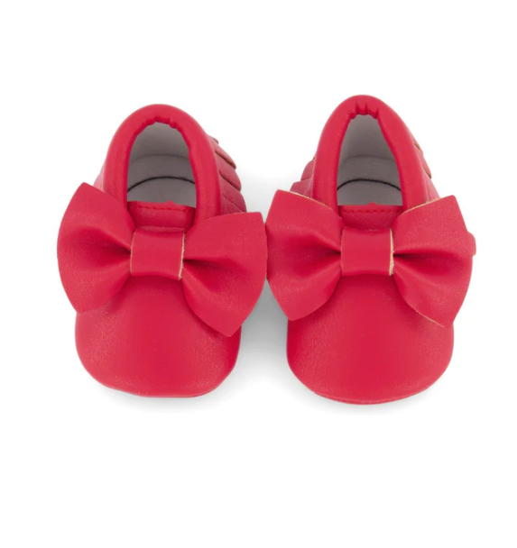 Bow Mocs, Red