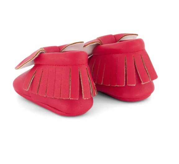 Bow Mocs, Red