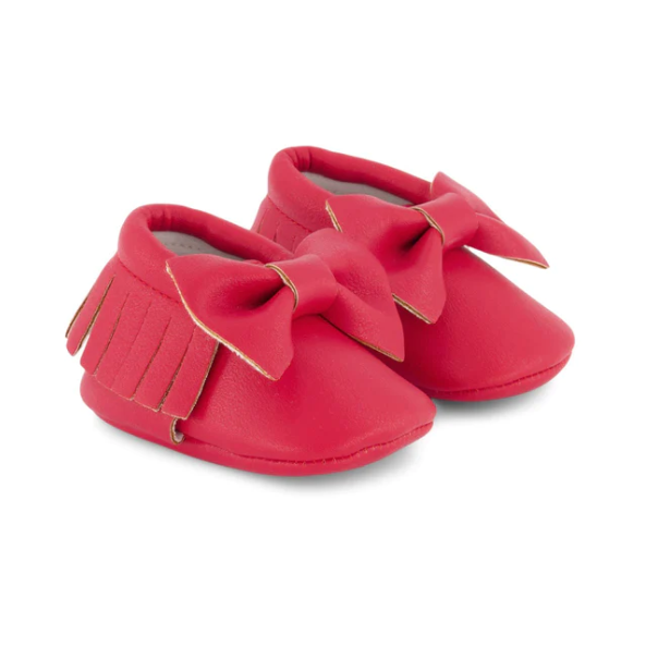 Bow Mocs, Red