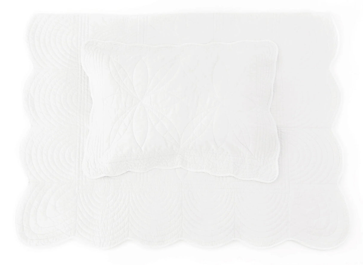 Överkast och kuddfodral King 170x235 cm, White