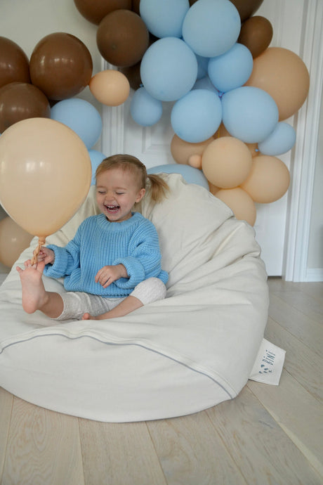 Saccosäck barn | Mjuk och trygg sittplats för barnrummet
