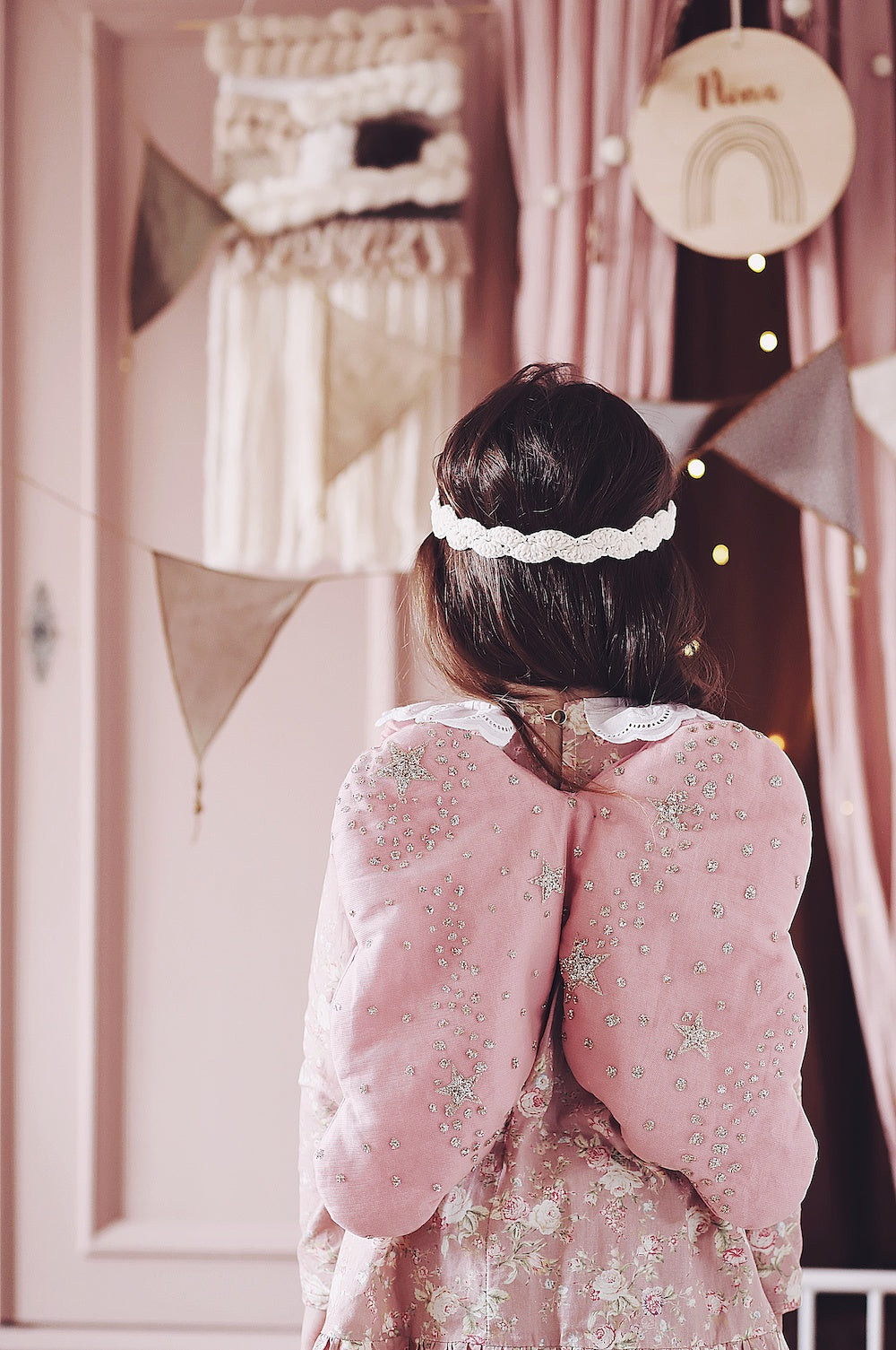Angel Wings & Eyemask Set | Magiska tillbehör för lek och utklädnad