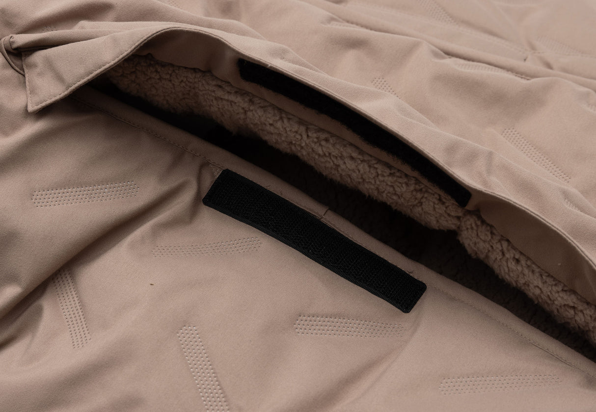 Åkpåse buggy/stroller Embossed Milky Coffee