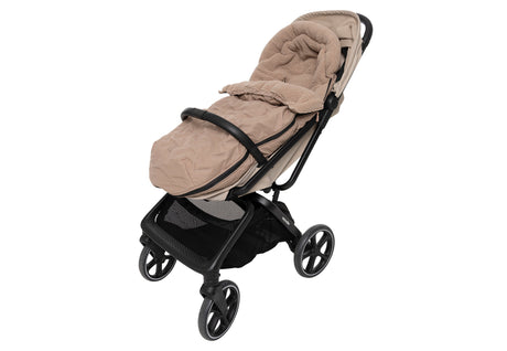 Åkpåse buggy/stroller Embossed Milky Coffee