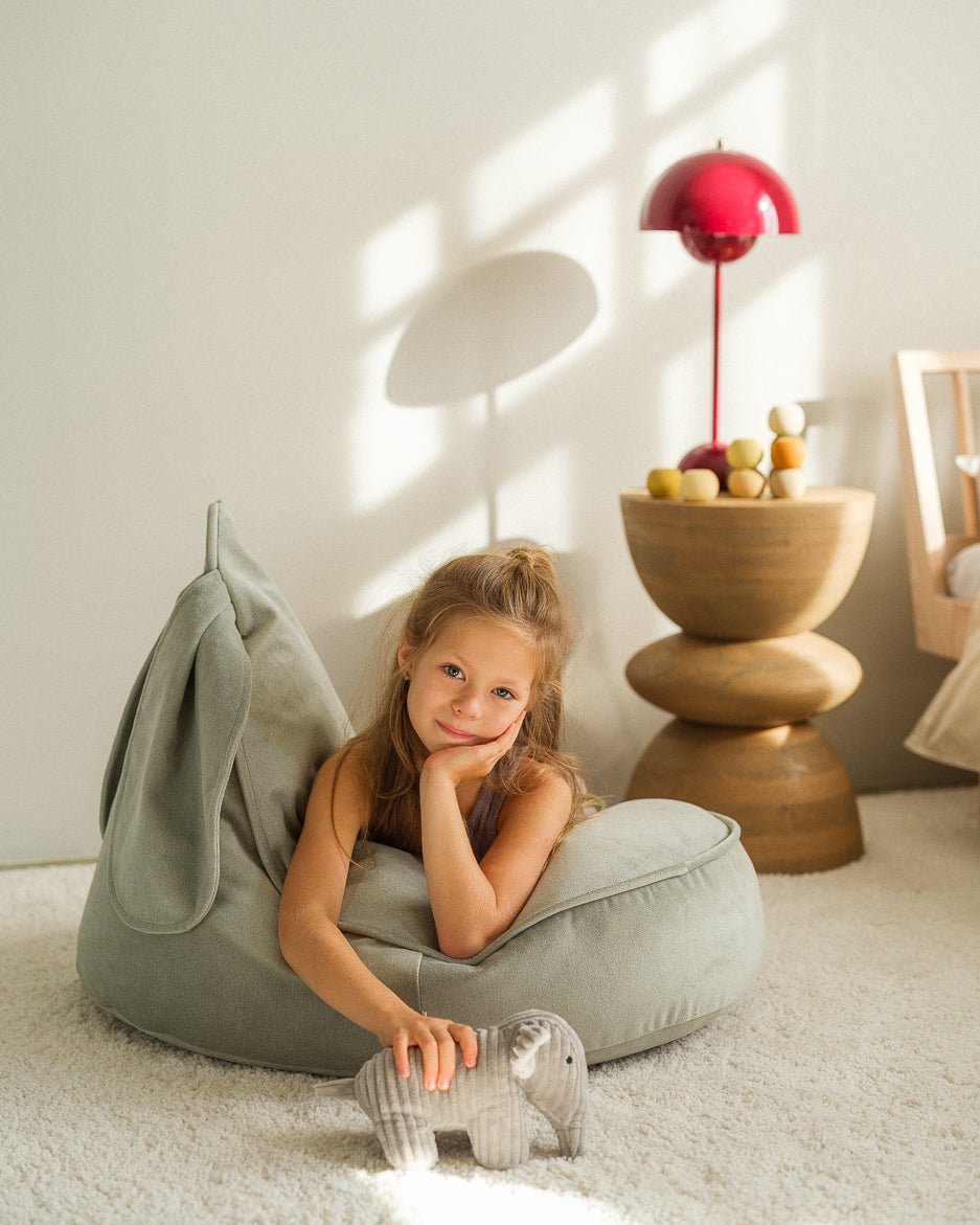 Bunny Beanbag, Misty Green