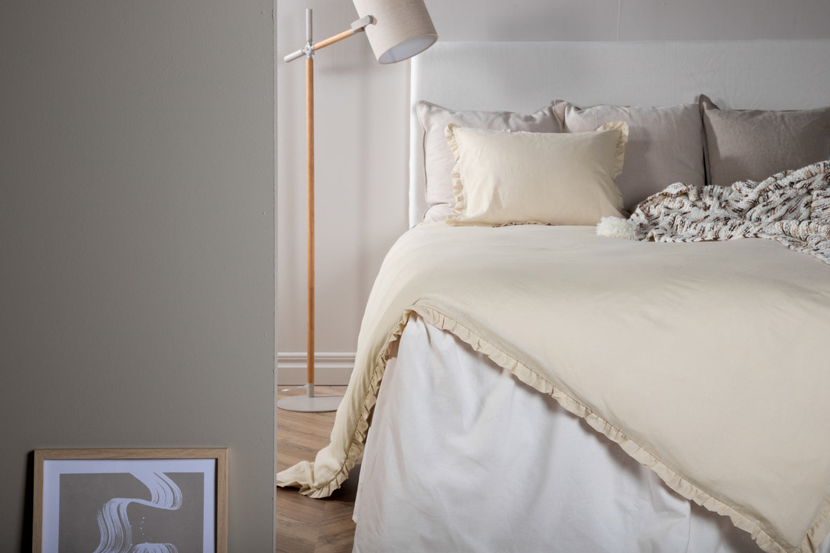 Lias Påslakanset 150x200cm Beige