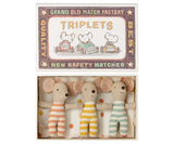 Triplets, Baby mice in matchbox