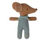 Sleepy wakey baby mouse in matchbox - Blue