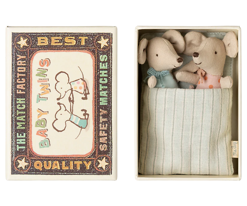 Twins, Baby mice in matchbox