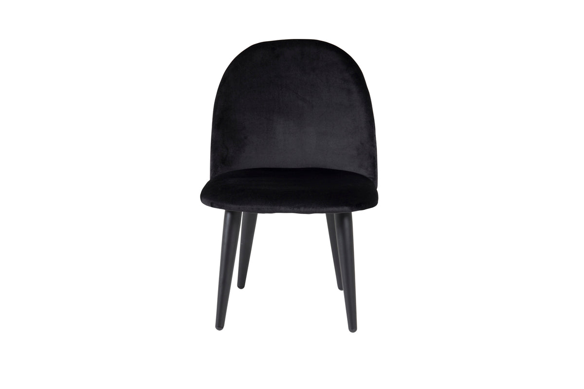 VELVET Barnstolar, svart 2-pack