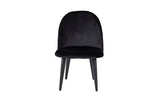 VELVET Barnstolar, svart 2-pack