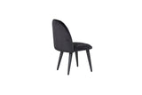 VELVET Barnstolar, svart 2-pack