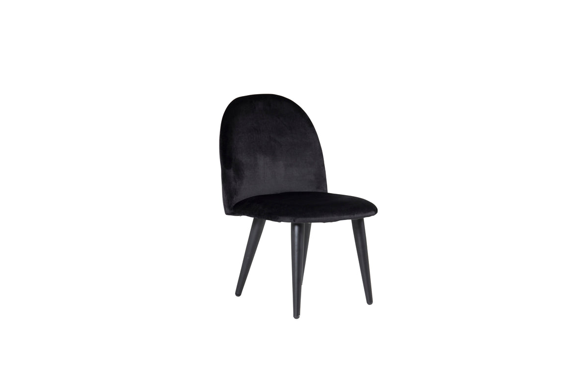 VELVET Barnstolar, svart 2-pack