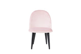 VELVET Barnstolar, rosa 2-pack
