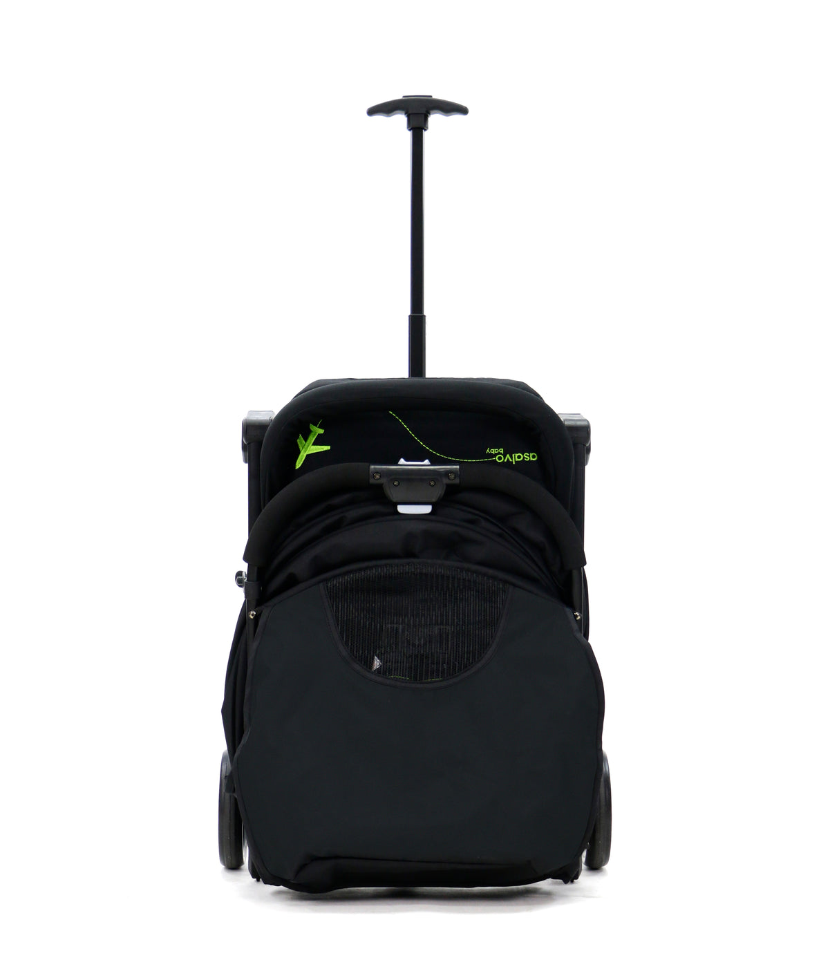 Pushchair Flight Travel+, Black/Green