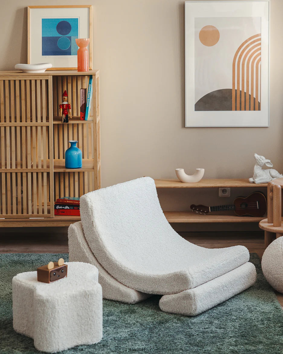Cloud Pouffe, Cream White