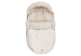 Åkpåse Babyskydd 0+ 3/5 punkts Embossed Sand