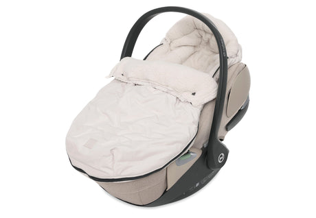 Åkpåse Babyskydd 0+ 3/5 punkts Embossed Sand