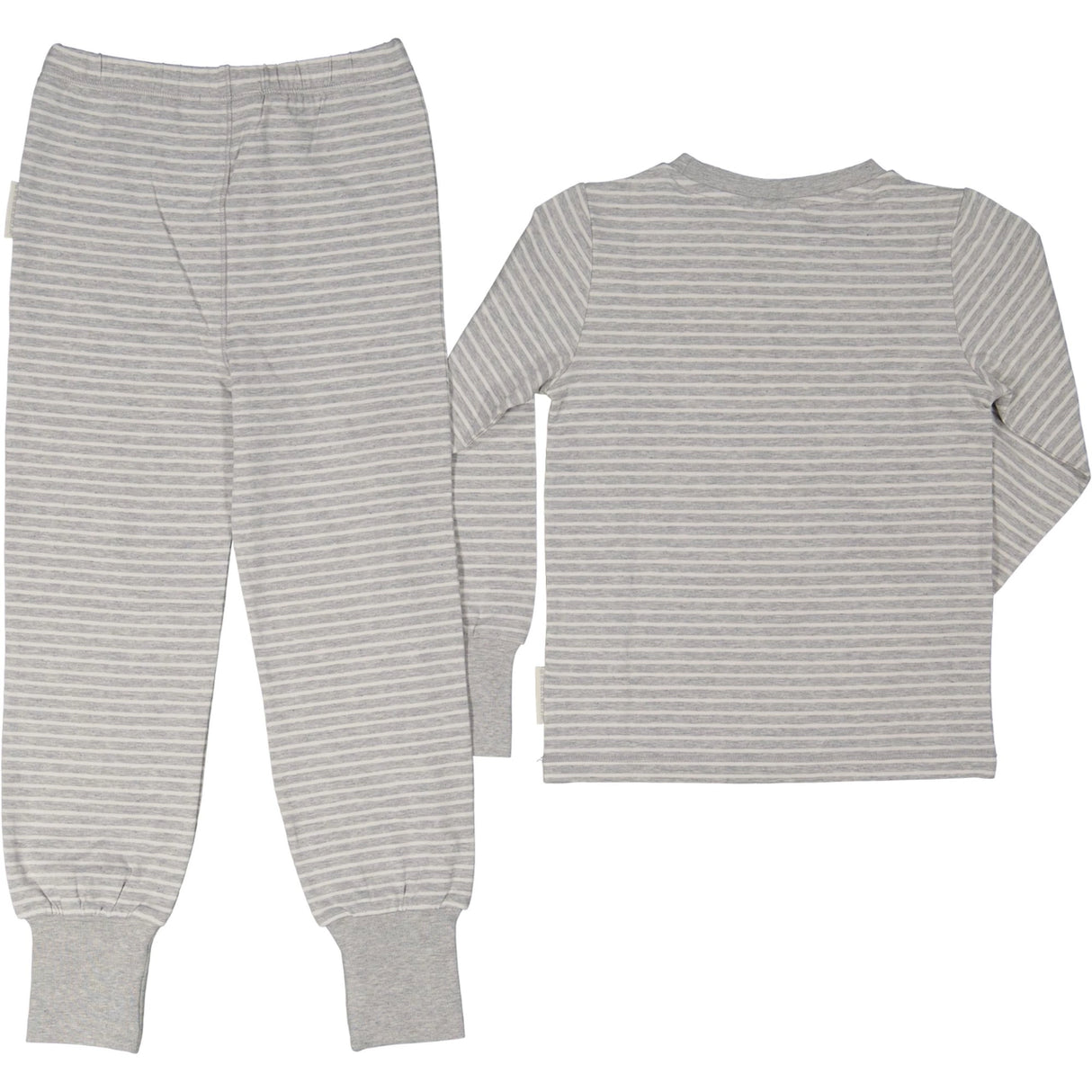 Tvådelad Pyjamas Bambu Classic Grå/Vit