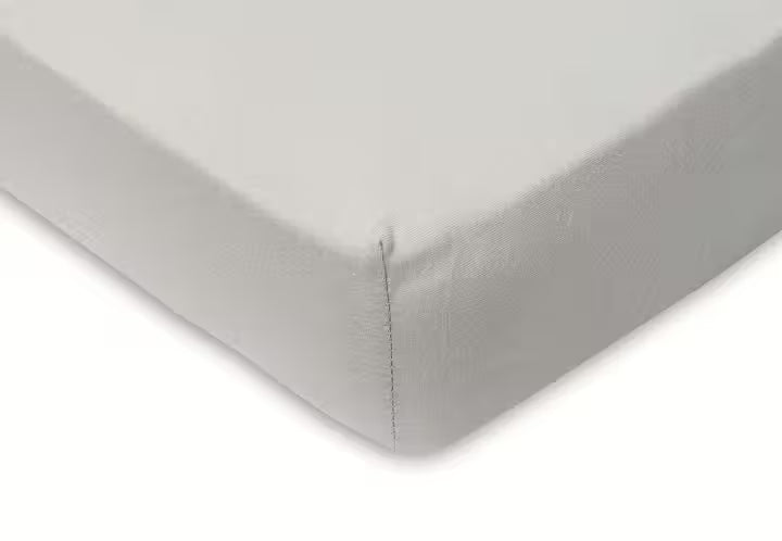 Dra-på lakan bomull 60x120cm Ivory/Nougat (2p)