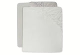 Dra-på lakan bomull 60x120cm Ivory/Nougat (2p)