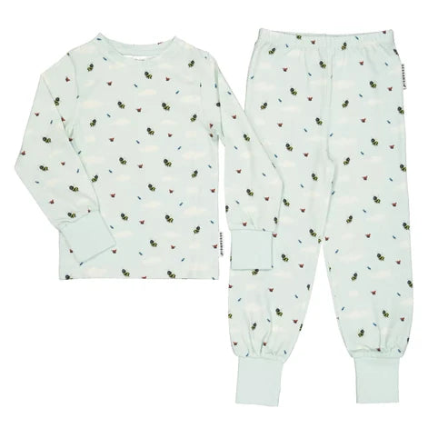 Tvådelad pyjamas | Humlan Djojj, Mint
