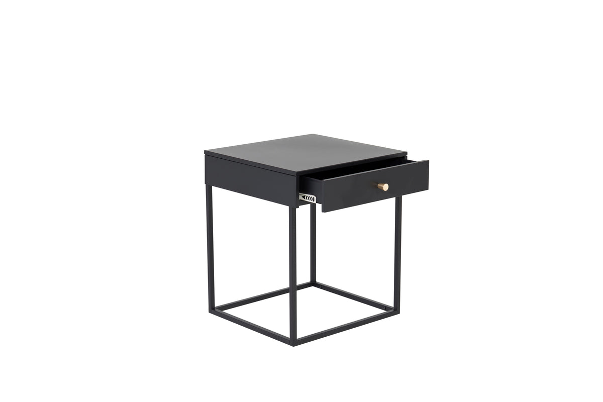 BAKAL Sängbord, 43x43 Svart