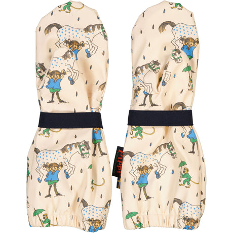 Regnvantar Pippi Långstrump Beige