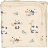 Babyfilt Bambu Panda Beige