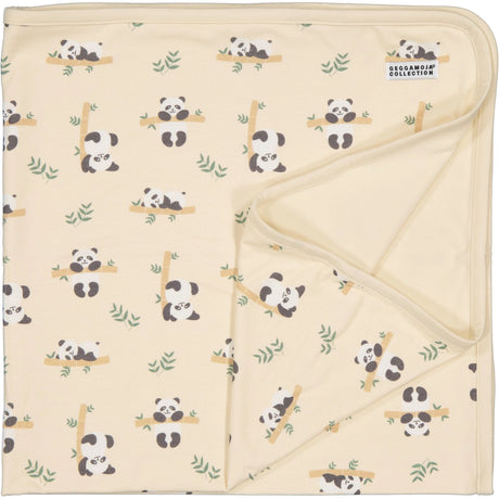 Babyfilt Bambu Panda Beige