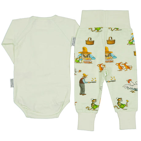 Babyset Pettson och Findus Grön
