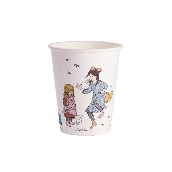 Pappersmugg - Madicken 8-pack 250ml
